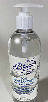 Hand Sanitizer Biodegradable Cleaning Products from BCM Biodegradable Solutions
