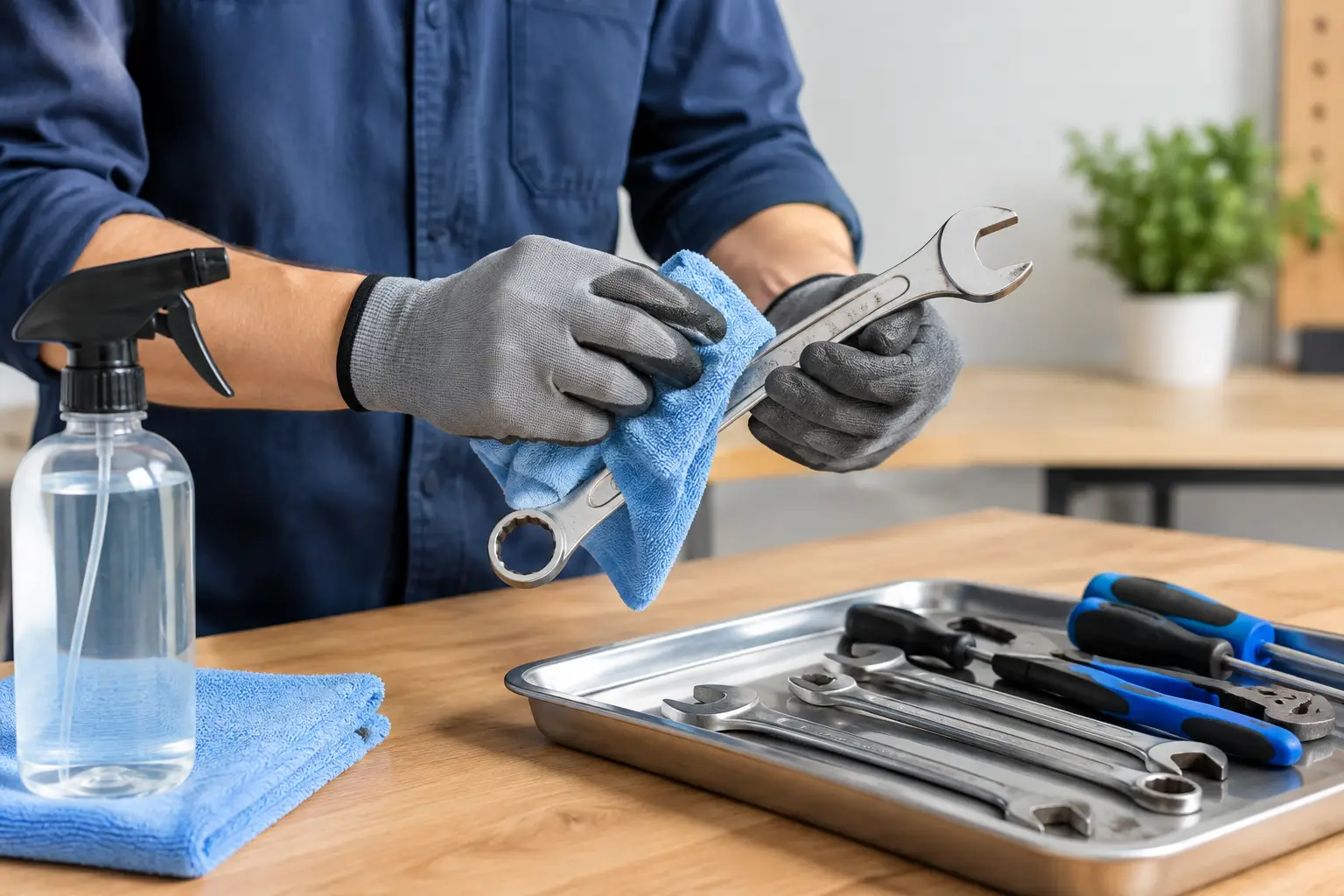 Clean Greasy Tools Without Fumes, the Safer Way