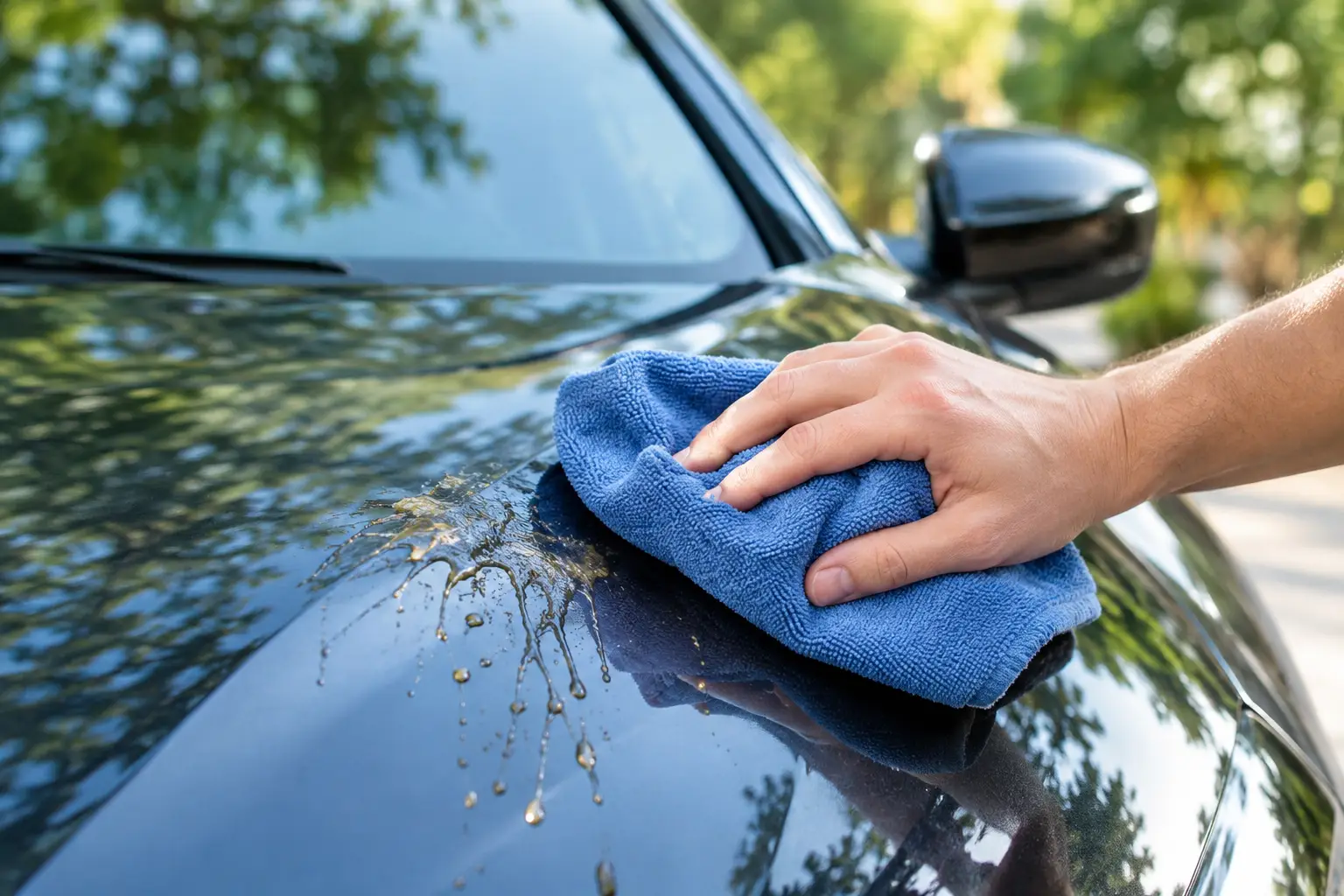 How to Remove Tree Sap From Car Paint Safely